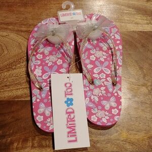 NWT 2/$15 Limited Too Flip Flips
